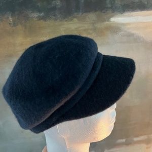 Navy Blue Newsboy Women's Hat -  $24